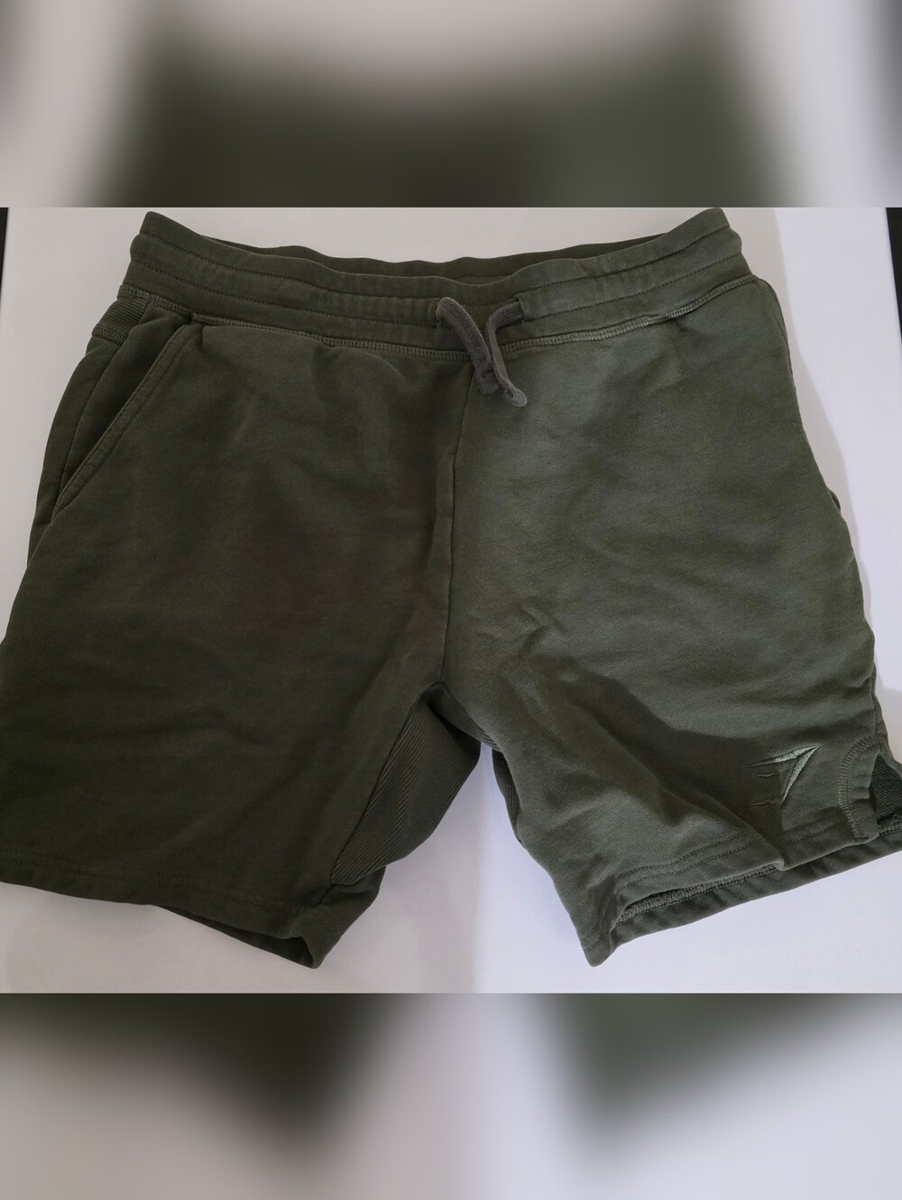 Gymshark Men's Olive Drawstring Training Shorts